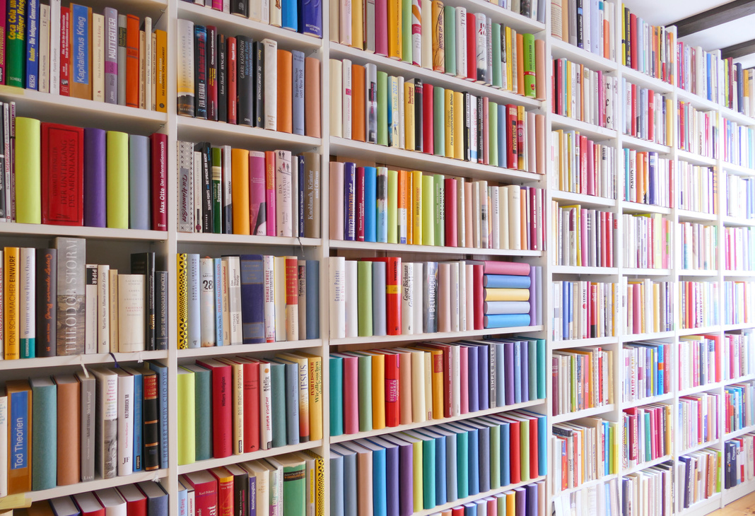 Endless colorful library