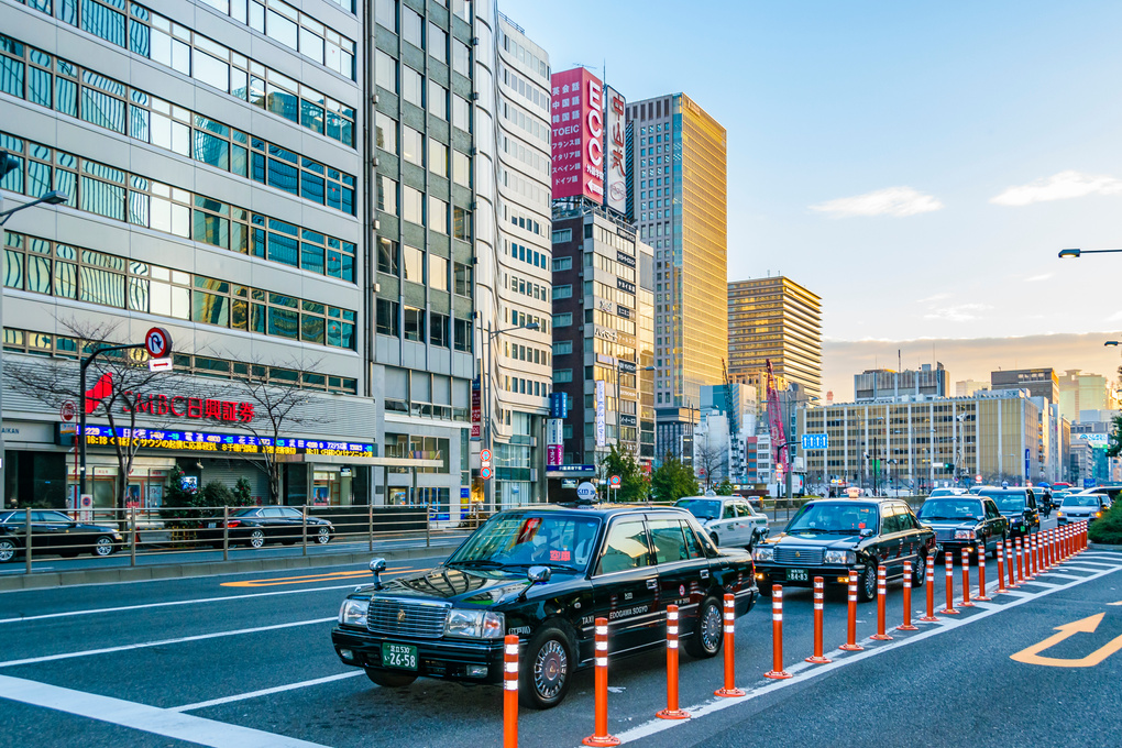 Akihabara Zone Urban Scene, Tokyo, Japan